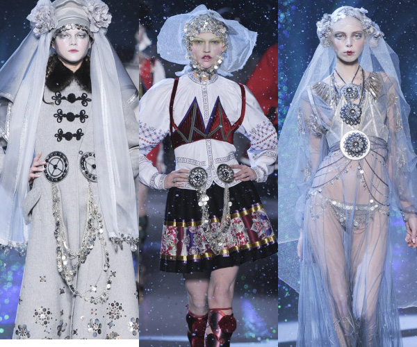 John Galliano Fall 2009: Ethnic Women from a Wormhole