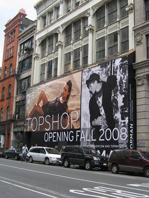 Top Shop and VF Corporation Open New Stores Despite Recession