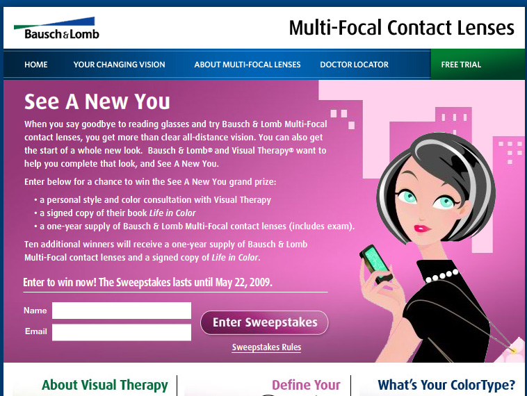 ‘See A New You’ With Multi-Focal Contact Lenses