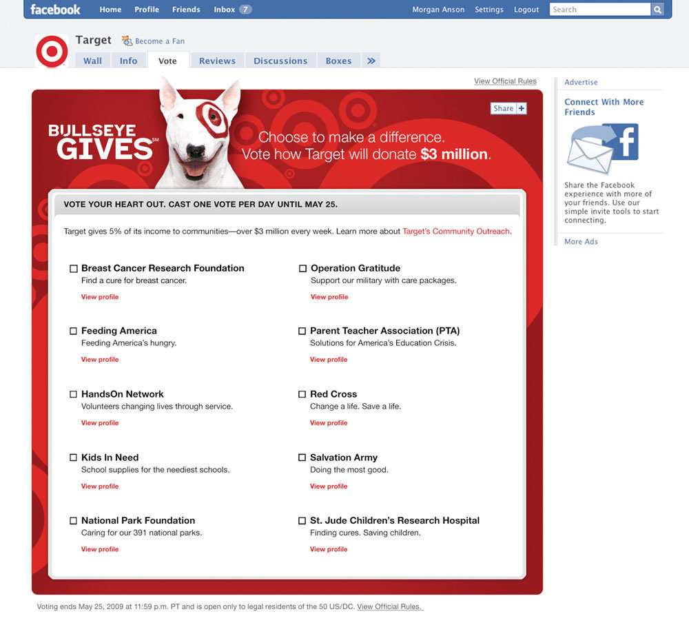 Target Uses Social Networking to Create Buzz for its Charitable Efforts
