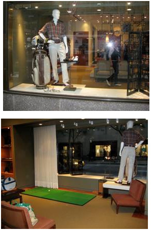 Store Windows in New York: Cole Haan Takes a Swing for Father’s Day!