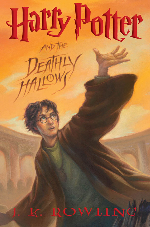 Harry Potter Brandishes Two Wands At the Deathly Hallows