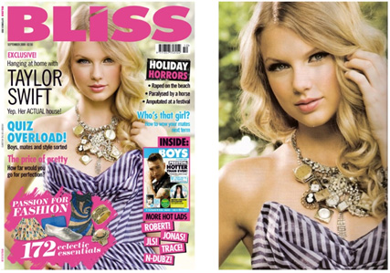 Taylor Swift Wears Untitled 11:11 on Cover of Bliss Magazine