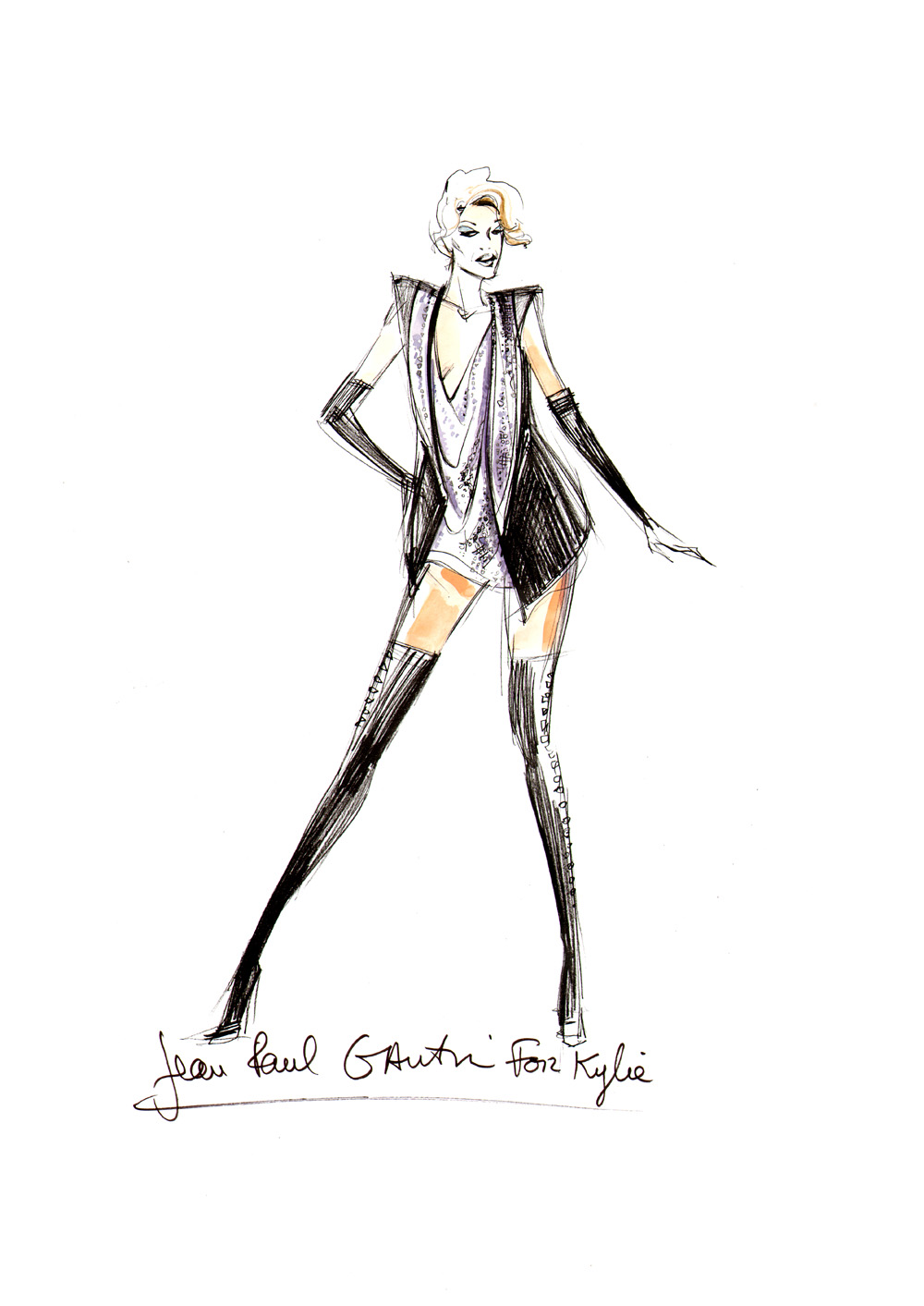 Jean Paul Gaultier Designs Kylie Minogue’s Wardrobe for her First U.S. Tour