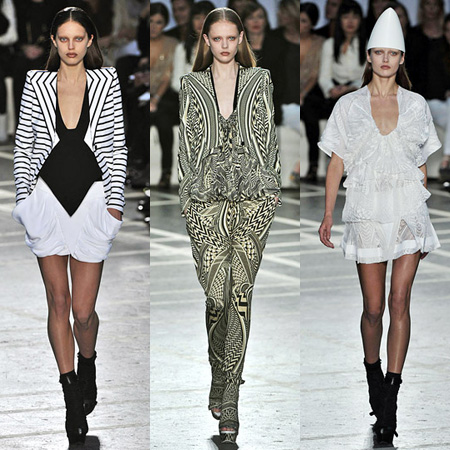 Givenchy Spring 2010: Coneheads or Vikings?
