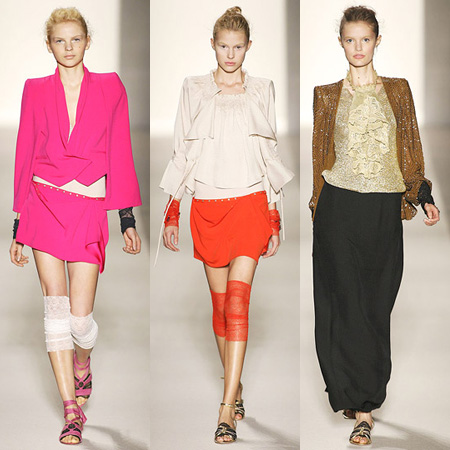 Vanessa Bruno Spring 2010: Wearability Factor, Wrist Warmers and Knee Warmers
