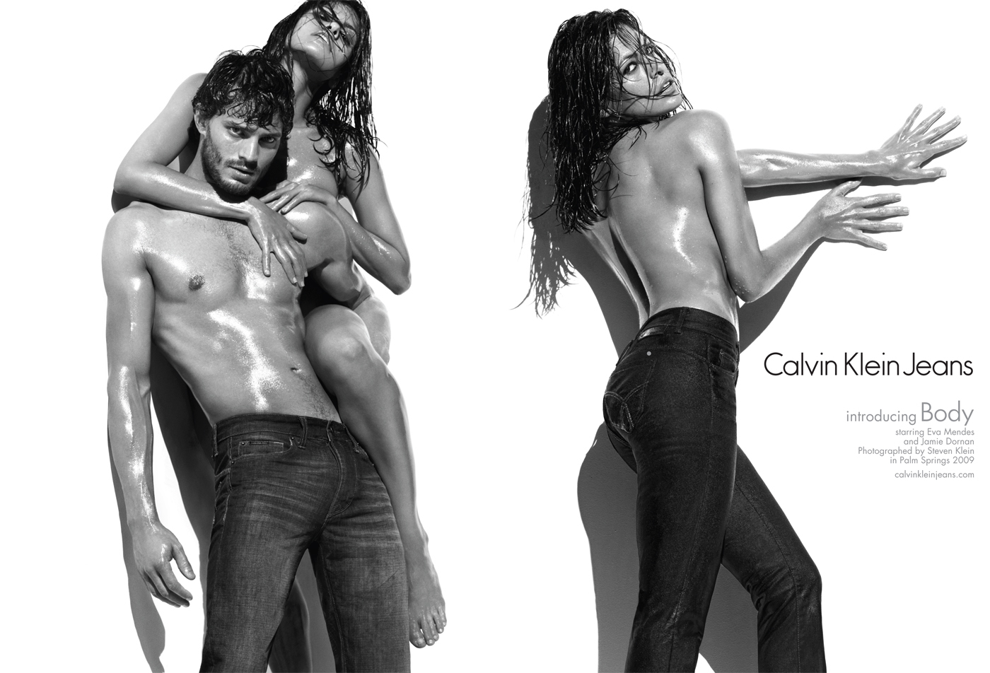 An Encore for Eva Mendes and Jamie Dornan for Calvin Klein Jeans