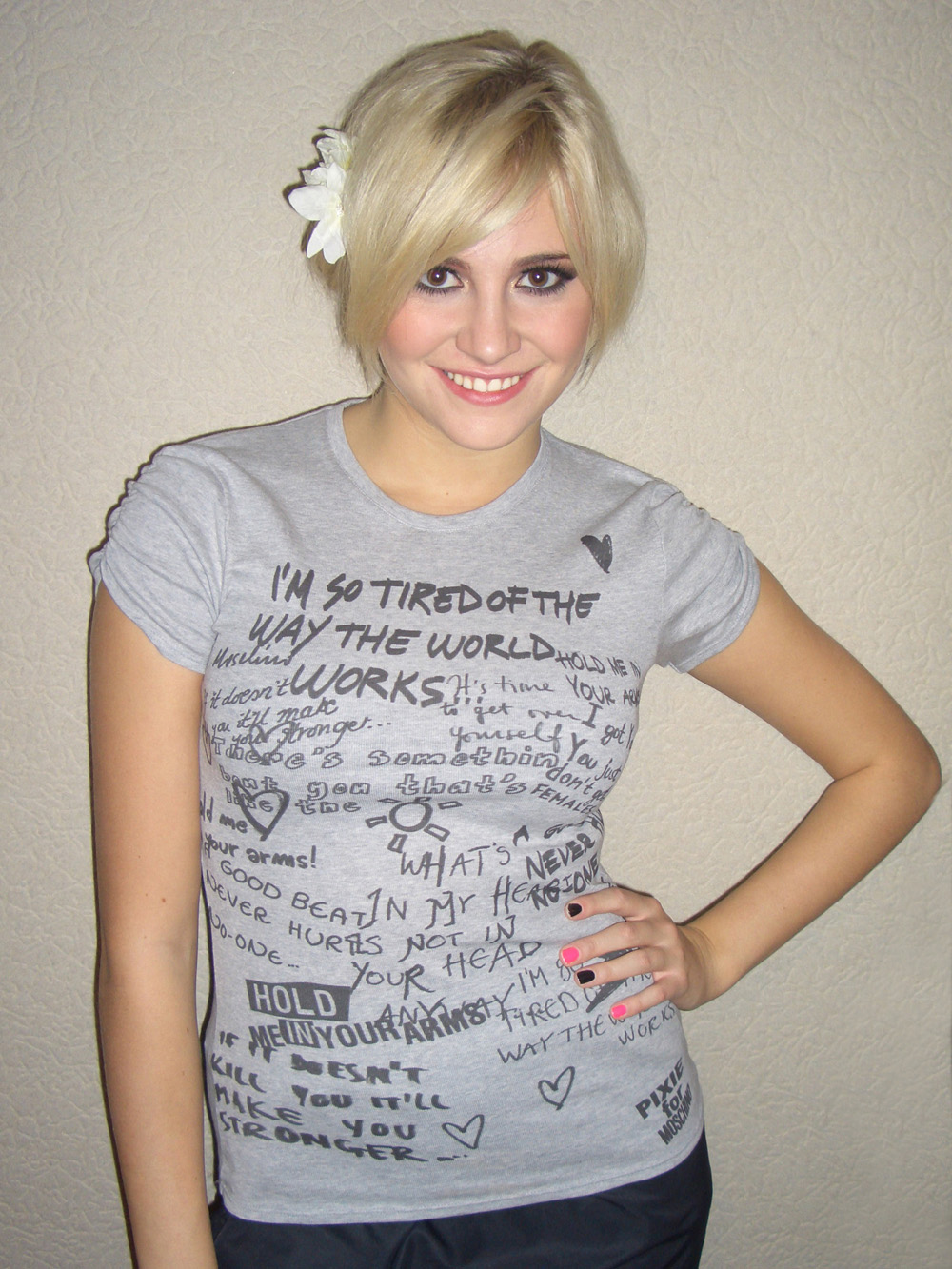 Moschino Web Exclusive: Limited Edition Tee Customized by Pixie Lott