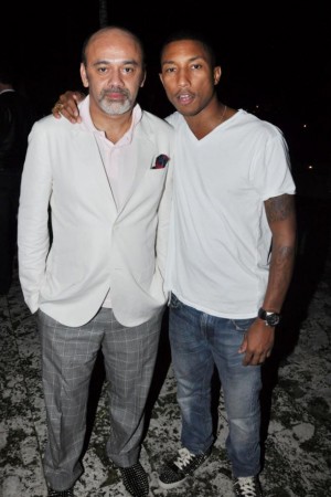 Christian Louboutin with Pharrell Williams