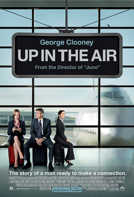 Up in the Air Tops Golden Globe 2010 Nominations
