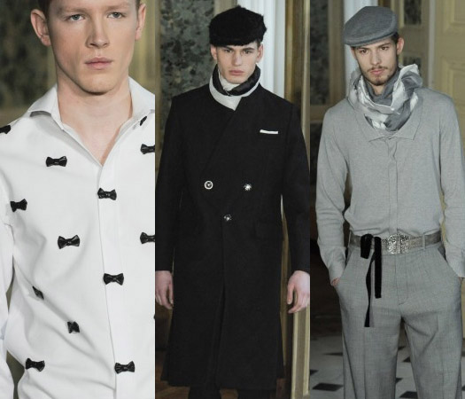 Alexis Mabille Men Fall 2010: Bowties, Scarves and Suspenders