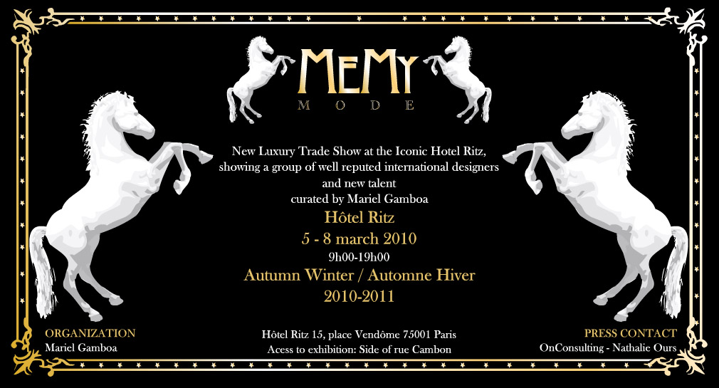 MEMY Mode: New Luxury Trade Show in Paris