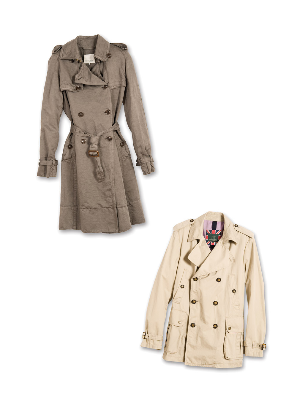 His & Hers Trench Coat by Henry Cotton’s