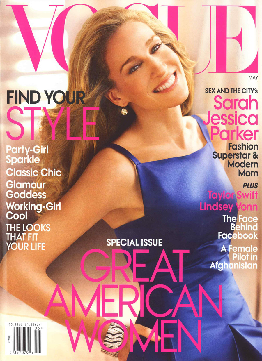 Sarah Jessica Parker on the cover of Vogue