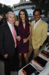 Liz Hurley; Arun Nayar; Jackie Stewart