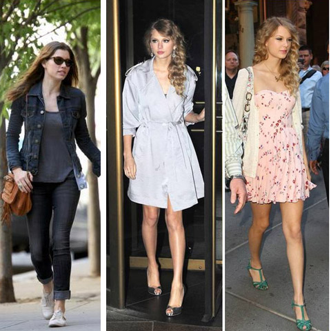Seen & Heard: Jessica Biel, Taylor Swift, Miley Cyrus, Ashton Kutcher