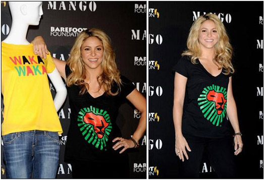 Mango & Shakira Launch Solidarity T-Shirts for UNICEF