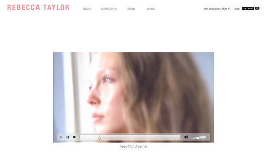 Rebecca Taylor Goes Viral with New Website