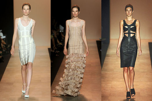 Herve Leger Spring 2011: Dressing the modern day Marie Antoinette