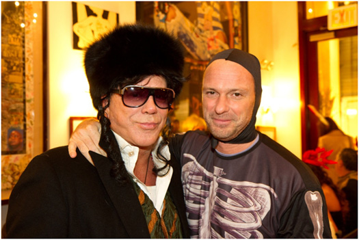 Mickey Rourke and Giuseppe Cipriani