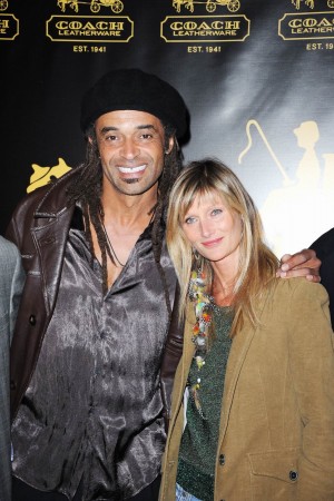 Yannick Noah et Isabelle Camus