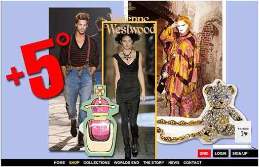 Vivienne Westwood Re-Launches Website