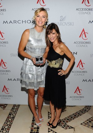 Maria Sharapova and Perrey Reeves