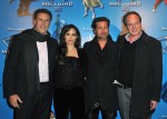 Will Ferrell, Angelina Jolie, Brad Pitt, and director Tom McGrath