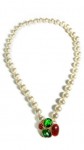 CHANEL Necklace with pearls and coloured pendant 1970’s