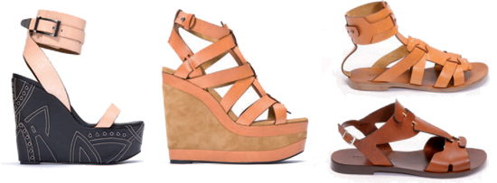 Spring 2011 Trend: Wedges & Gladiators