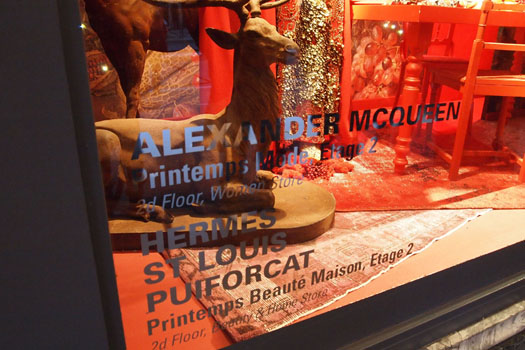 Alexander McQueen at Printemps