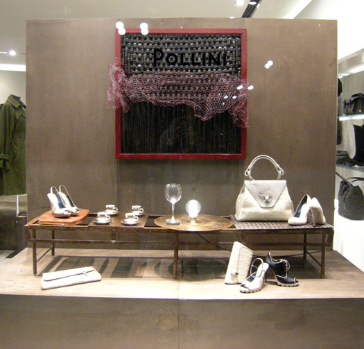 Store Windows in Milan: Pollini