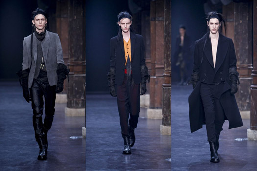 Ann Demeulemeester Men Fall 2011: Elements