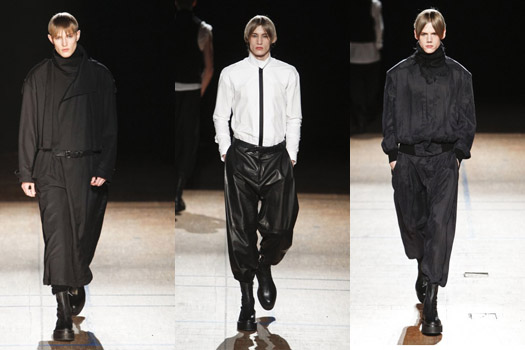 Damir Doma Men Fall 2011: Philosophies that Cross Sartorial Boundaries