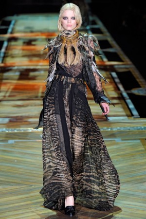 Roberto Cavalli Fall 2011 Finale Look