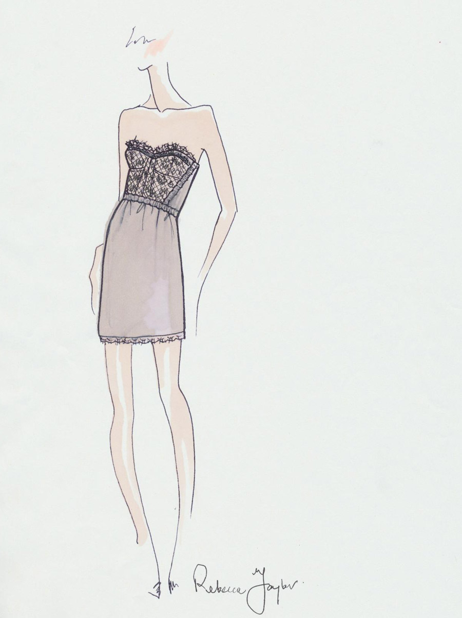 Rebecca Taylor Designs “Empire Femme Fatale” Dress for Empire Hotel Fashion Week Ambassadors
