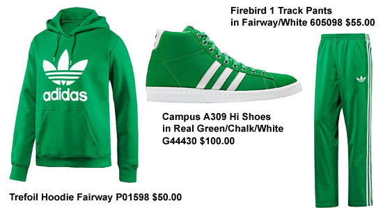 Go Green with adidas Originals on St. Patrick’s Day