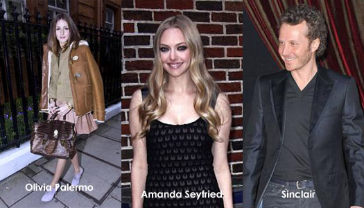 SEEN & HEARD: Amanda Seyfried, Sinclair, Olivia Palermo, Amber Riley, Naya Rivera, Melissa Leo