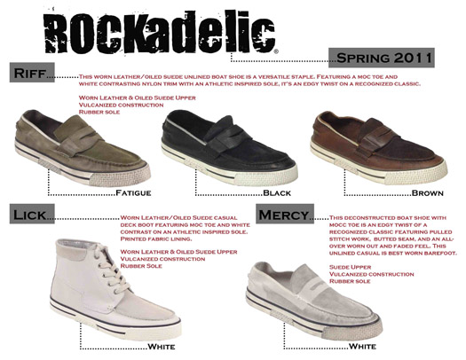 Rockadelic Spring Shoes Now in Stores
