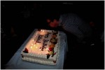 Patrick Carney, surprise birthday cake!