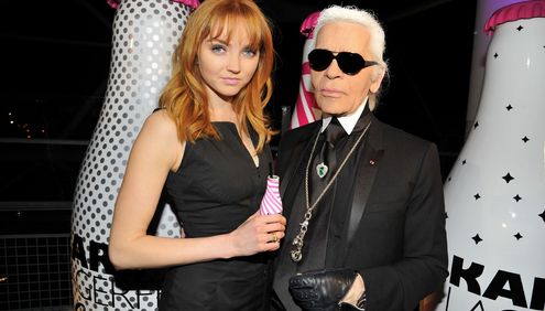 Karl Lagerfeld Launches His Latest Collection For Diet Coke in Paris