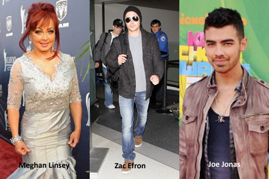 Seen & Heard: Miley Cyrus, Joe Jonas, Zac Efron, Sanaa Lathan, AnnaSophia Robb, Meghan Linsey Naomi Judd
