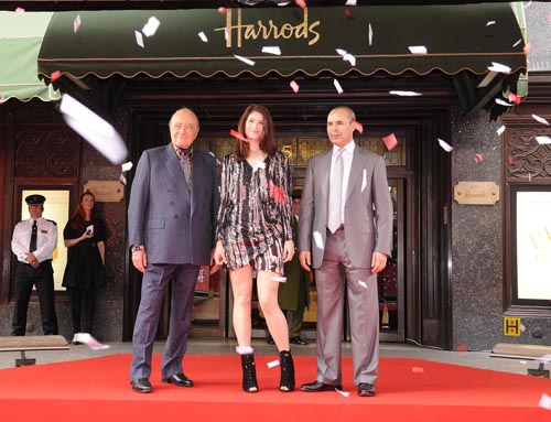 Gemma Arterton Opens the Harrods Summer Sale 2011