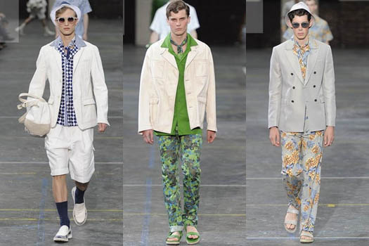 Kenzo Homme Spring 2012: A Place in the Sun
