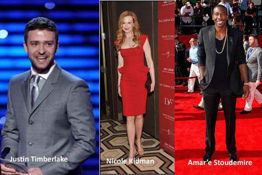 Seen & Heard: Nicole Kidman, Justin Timberlake, Amar’e Stoudemire, Kevin Connolly, Joe Jonas