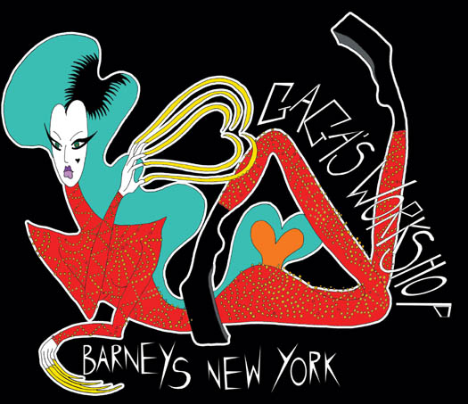 Barneys New York Collaborates with Lady Gaga for Christmas 2011 Windows