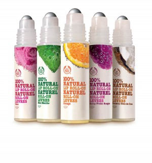 The Body Shop 100% Natural Lip Roll-On 