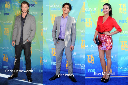 Seen & Heard: Chris Hemsworth, Shay Mitchell, Tyler Posey