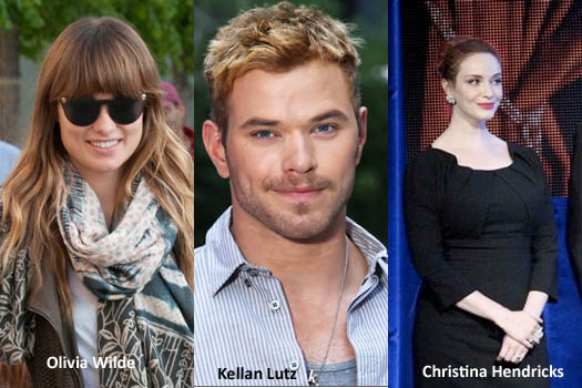 Seen & Heard: Olivia Wilde, Christina Hendricks, Kellan Lutz