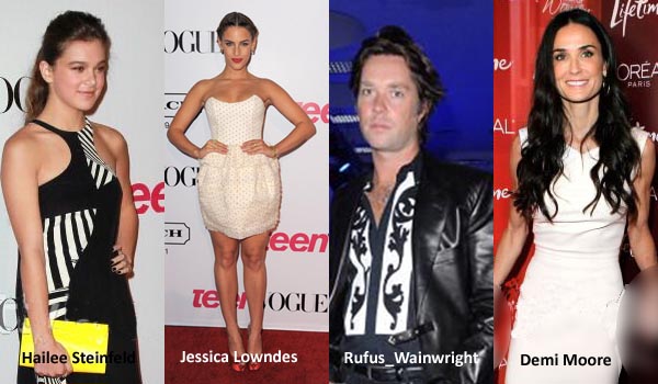 Seen & Heard: Jessica Lowndes, Hailee Steinfeld, Demi Moore, Rufus Wainwright, Versace Front Row